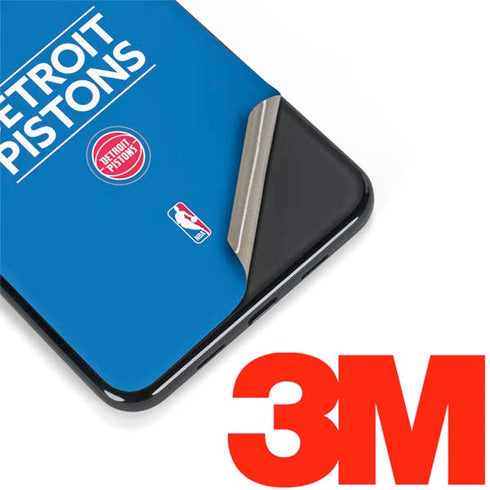 NBA Detroit Pistons Standard - Blue Google Pixel 3a XL Skin